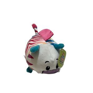 Bun Bun Zebra 7“ Stacking Plush Good Stuff Colorful Rainbow Stripes Stuffed Toy